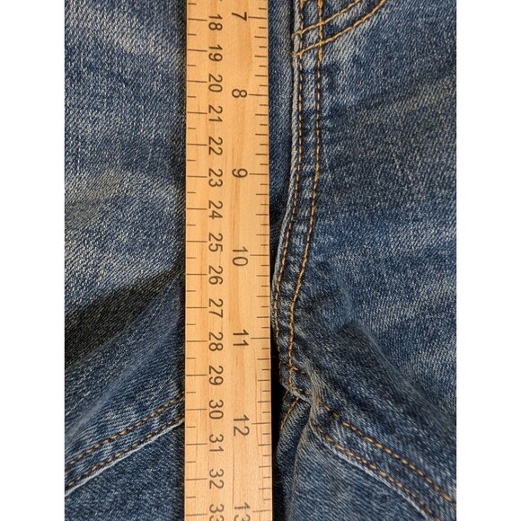 Old Navy Boyfriend Jeans Size 18 Mid Rise Distressed Holes Blue Stretch Denim - Picture 7 of 11